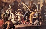 Aeneas Paintings - Dido Receiveng Aeneas and Cupid Disguised as Ascanius by Francesco Solimena